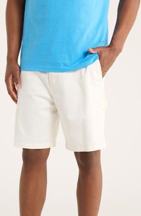 Obey Big Timer Carpenter Shorts in Egret Faded Wash at Nordstrom Rack, Size 30