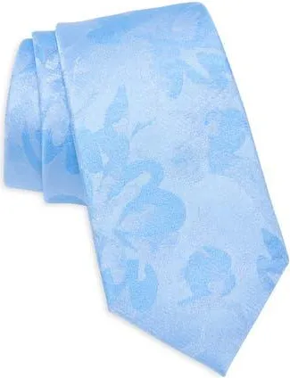 Calvin Klein Linda Floral Tie in Light Blue at Nordstrom Rack