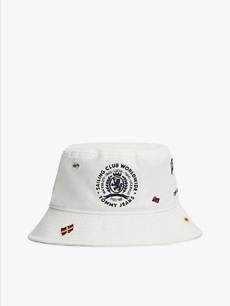 Tommy Hilfiger Multi Flag Embroidery Bucket Hat