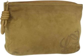Loewe Pre-owned Clutches, female, Brown, Size: ONE SIZE Pre-owned Clutch Bag