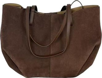 Generic Compatible For Large-capacity Single-shoulder Wing Bag, Matte Suede Hand-held Tote, Commuter Handbag(Coffee-colored)
