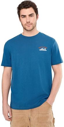 Salty Crew Overnight Short Sleeve Mens T Shirt Cast Blue : 2XL, Cotton