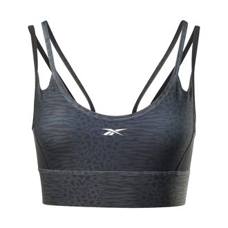 Reebok Damen Modern Safari Poly Sport-BH, Schwarz, XL
