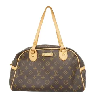 Louis Vuitton Pre-owned Handbags, female, Brown, Size: ONE SIZE Pre-owned Vintage Canvas Handbag