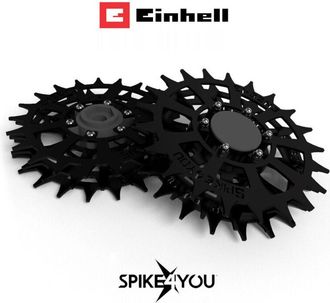 OEM Ruedas Para El Robot Cortac&eacute;sped Einhell Gc-rm 500, Acero Inoxidable, 3 Mm