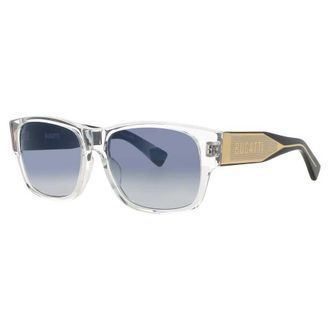 Bugatti Mens Blue Rectangular Sunglasses 12CRY