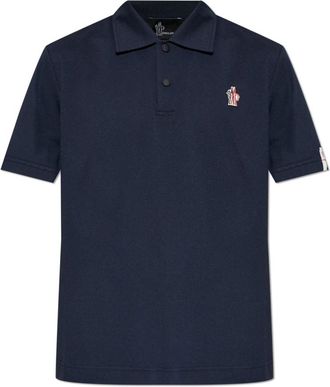 Moncler Day-Namic Polo Shirt - Heren - Polos - Blauw - S - Leer - Tops