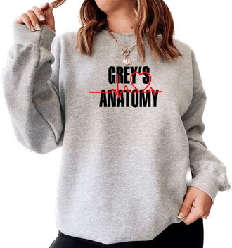 Generic Greys Heartbeat Greys Anatomy Sweatshirt (as8, alpha, s, regular, regular, Grey)