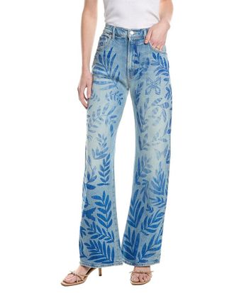 Mother The Lasso Sneak Pressed Leaves Jean
