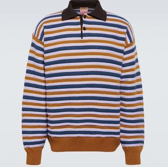 Ermenegildo Zegna x The Elder Statesman cashmere and wool polo sweater
