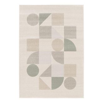 AFK Living Alfombra geom&eacute;trica suave y confortable 120 x 170 cm