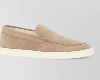 Brunello Cucinelli suede leather loafers