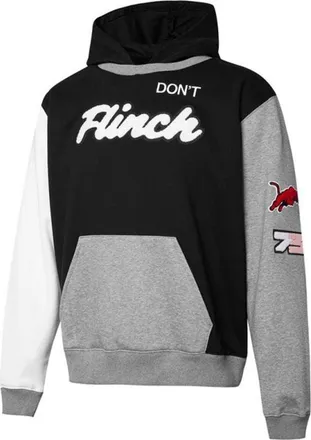 Puma Combine Embroidered Pattern Contrasting Colors Knit Sports Black 532102-03