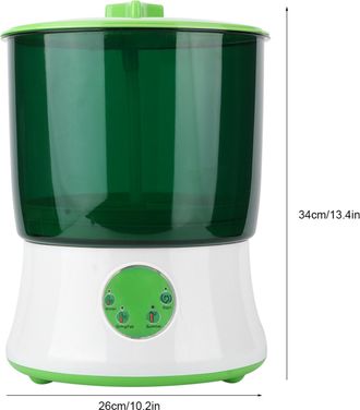 Infinite Dispositivo Autom&aacute;tico De Germinaci&oacute;n De 2 Etapas Para Uso Dom&eacute;stico - Abs, Enchufe Europeo (220 V)
