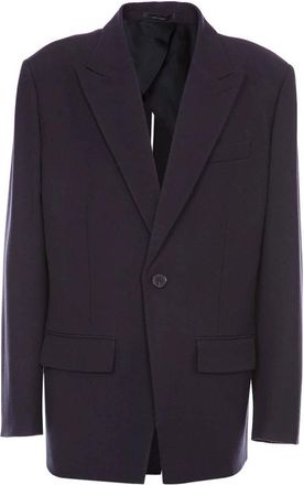 Valentino Garavani Stijlvolle Jas - Heren - Blazers - Blauw - L - Jassen
