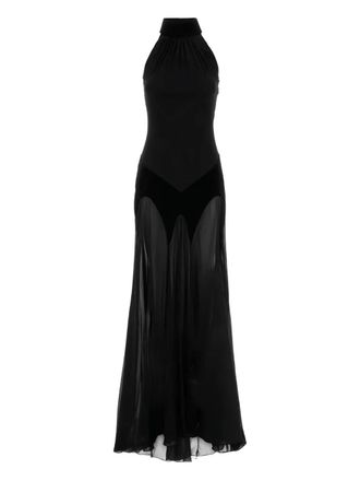Alexander McQueen sleeveless maxi dress - Black