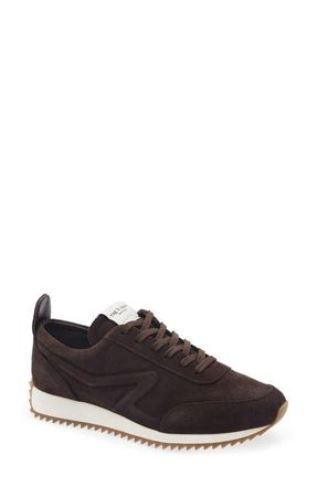 Rag & Bone Retro Runner Sneaker in Dark Chocolate Suede at Nordstrom, Size 36.5