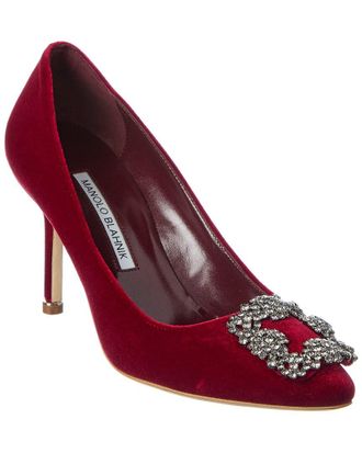 Manolo Blahnik Hangisi 70 Velvet Pump
