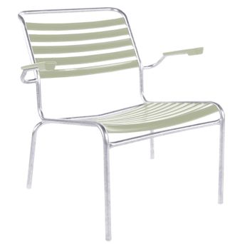 Schubiger M&ouml;bel L&auml;ttli-Lounger S&auml;ntis mit Armlehnen