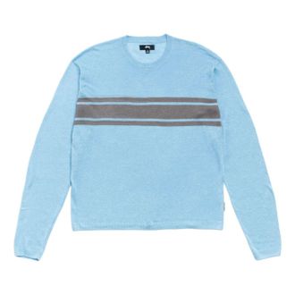 St&uuml;ssy Lightweight Striped Sweater Blue 117297-BLUE