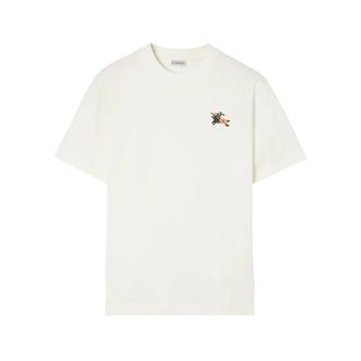 Burberry Seth T-shirt - male - Burberry - T-Shirts - White - M - Tops