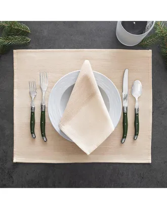 French Home Set of 4 Striped Napkins