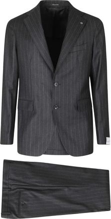 Tagliatore Traje de rayas - Suits - Hombre - Gris - 2XL