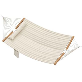 OUTSUNNY Hamaca 325x140x2.5 cm crema