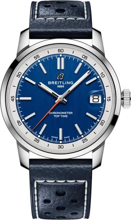 Breitling Top Time Hand Wind Blue Dial Mens Watch AB3113A71C2X1