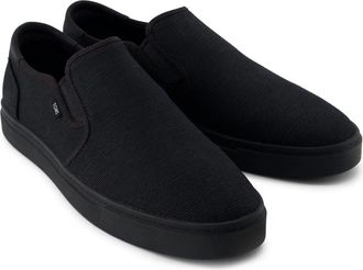 Toms Mens Toms Baja 2.0 10022038 Sneakers Black Canvas Slip On Shoes GAL1669
