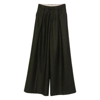 Berwich Pleated-details Trousers