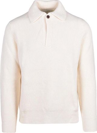 Ballantyne Truien & Vesten, Heren, Wit, XL, Wol, Maglione Apolo