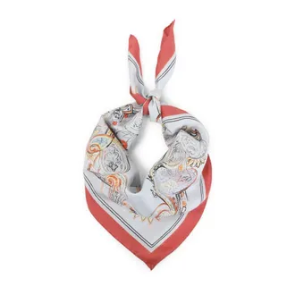 Etro Accessoires, Dames, Veelkleurig, ONE Size, Turandot Foulard 70x 70