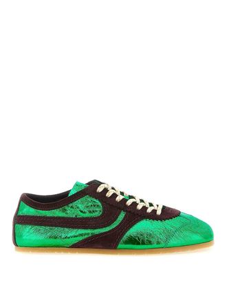 Dries Van Noten Laminated Leather Sneakers