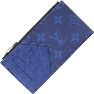 Louis Vuitton Pre-owned Wallets, male, Blue, Size: ONE SIZE Pre-owned Coin Purse