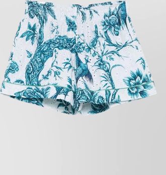 F.R.S. For Restless Sleepers floral-print cotton tailored shorts
