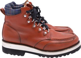 Dsquared2 Hiking Ankle Boots in Brown Leather