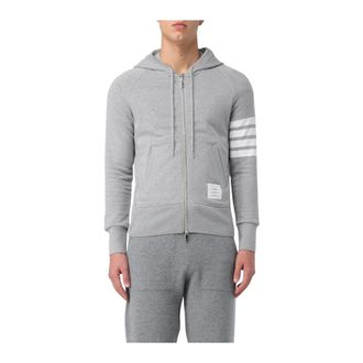 Thom Browne Heren, Sweatshirts & Hoodies, Grijs, Maat: M Katoen
