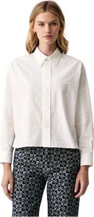 Kenzo Camisa Kenzogram - Blouses & Shirts - Mujer - Blanco - L