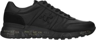 Premiata Lander Sneaker - Heren - Sneakers - Zwart - 45 EU - Leer - Schoenen