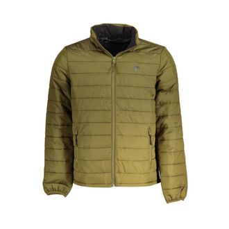 Timberland Groene polyester sportjas met gerecycled nylon - Heren - Winterjassen - Groen - M - Polyester - Jassen