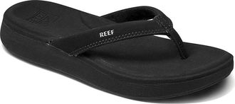Reef Womens Reef Cushion Cloud CJ0232 Flip Flop Black Comfort Sandals HAWK2121