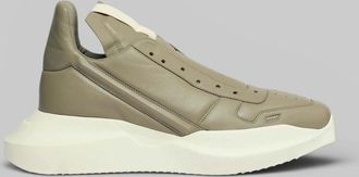 Rick Owens Scarpe In Pelle - Geth Runner