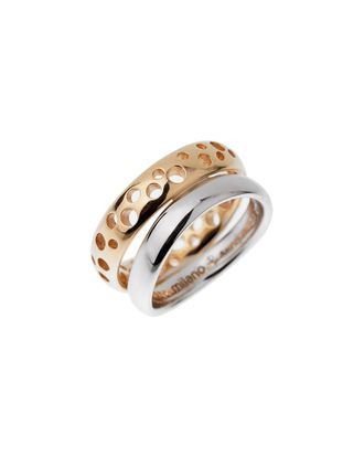 POMELLATO 18K Two-Tone Stacking Bubble Ring (Authentic Pre-Loved)