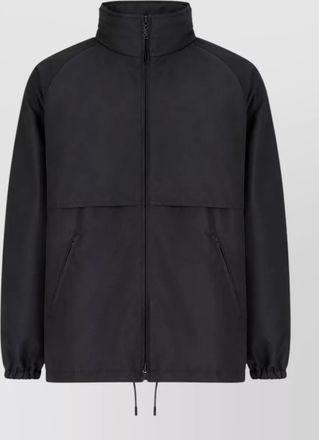 Saint Laurent high-neck zip-up windbreaker jacket