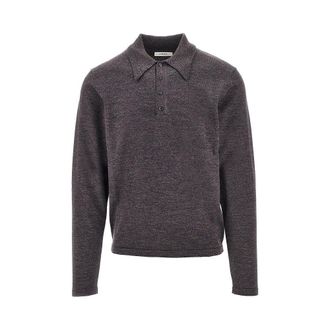 Christophe Lemaire Moulin&eacute; knitted polo shirt Man M