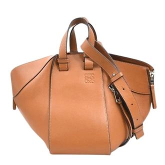 Loewe Pre-owned Handbag- Shoulder bag - Dames - Vintage Handtas - Bruin - ONE Size - Leer - Vintage