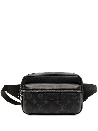 Louis Vuitton Marsupio Outdoor in pelle Taigarama con monogramma 2020 - Nero