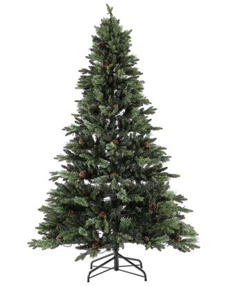 Safavieh 7.5Ft Pre-Lit Artificial Xmas Tree
