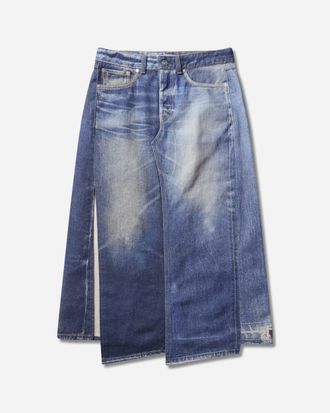 Our Legacy Women s Craft Skirt Azure Print